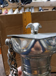 Vintage Swiss Aarau Pewter Tankard W Rams Head & Vintage German Pewter Pitcher