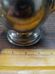 Vintage Swiss Aarau Pewter Tankard W Rams Head & Vintage German Pewter Pitcher