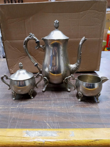 Leonard silver 2024 plate tea set