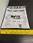 1960 Pittsburgh Post Gazette Pirates 1971 Were The Champs/World Series Ashtrays