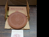 Longaberger Pottery Warming Basket Brick NIB For Breads Muffins & Pastries 5 3/4