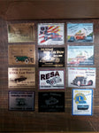 Assorted Lot Of 12 Car Show/Cruise Plaques Resa Allenport Mon-Valley Charleroi