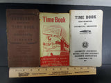 VTG 1942-1969 Railroad Train Time Books Brotherhood Locomotive Engineers Collect