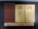 VTG 1956-1971 Railroad Train Time Books Brotherhood Locomotive Engineers Collect