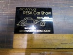 Assorted Lot Of 12 Car Show/Cruise Plaques Resa Allenport Mon-Valley Charleroi