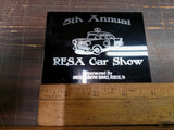 Assorted Lot Of 12 Car Show/Cruise Plaques Resa Allenport Mon-Valley Charleroi