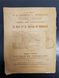VTG Early 1900's A Day At Versailles Illustrated Guide of Palace & Museum France