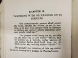 VTG 1922 The Law Of The Road Treatise on The Use of Public Highways Info Booklet