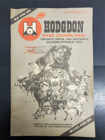 VTG 1983 Hodgdon Basic Loading Data For Rifle Pistol & ShotShell Booklets Guides