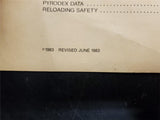 VTG 1983 Hodgdon Basic Loading Data For Rifle Pistol & ShotShell Booklets Guides