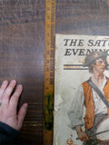 Vintage Original The Saturday Evening Post-Jul 6 1918 More Than 2 Million A week