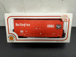 Vtg Bachmann HO Scale Burlington 41' Hi-Cube Box Smooth Sides Freight Car NIB
