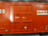 Vtg Bachmann HO Scale Burlington 41' Hi-Cube Box Smooth Sides Freight Car NIB