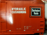 Vtg Bachmann HO Scale Burlington 41' Hi-Cube Box Smooth Sides Freight Car NIB