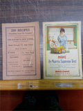 VTG 1912 Morris Supreme Test & Elizabeth High School Pennsylvania Recipe Books