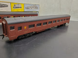 Vtg AHM HO Scale 2 PA 1930 Rivorossi Standard Coach Passenger Train Cars In Box
