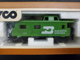 Vtg Tyco HO Scale Train Cars Lot Of 3 Union Durango Burlington Northern in Boxes