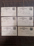 Vintage Lot 6 Death Petrolia Branch Penn Grand Council Catholic Mutual Postcards