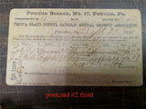 Vintage Lot 6 Death Petrolia Branch Penn Grand Council Catholic Mutual Postcards