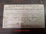 Vintage Lot 6 Death Petrolia Branch Penn Grand Council Catholic Mutual Postcards