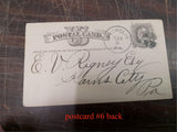 Vintage Lot 6 Death Petrolia Branch Penn Grand Council Catholic Mutual Postcards