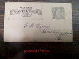 Vintage Lot 4 Death Penna Grand Council Catholic Mutual Benefit Postcards 1882