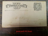 Vintage Lot 4 Death Penna Grand Council Catholic Mutual Benefit Postcards 1882