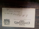 Vintage Lot 4 Death Penna Grand Council Catholic Mutual Benefit Postcards 1882