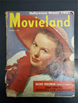 VTG 1949 Ingrid Bergman Jane Powell Barbara Hale Clark Gable Movieland Magazines