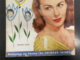 VTG 1950 Dell Magazine Modern Screen Ava Gardner Jeanne Crain Shirley Temple