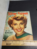 VTG 1949 Silver Screen Magazine Ann Sheridan Cover Collectible Marilyn Maxwell