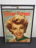 VTG 1949 Silver Screen Magazine Ann Sheridan Cover Collectible Marilyn Maxwell