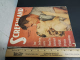 VTG September 1949 Screenland Magazine Gary Cooper & Patricia Neal Collectible
