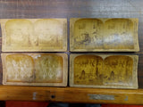Vintage Lot 4 Stereoviews Muss Choir Guardian Angels Jones Benediction & Prayer
