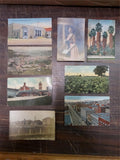 Vintage 1898-1902 Lot Of 8 Topographical Postcards 3 1/4 x 5 1/4 Inches