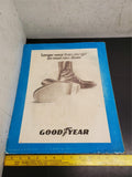 Vtg GoodYear Advertising Cardboard Poster/Sign Longer Wear Most Shoes Clothing