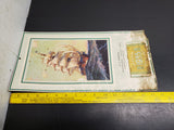 Vtg 1935 Business Advertising Ship Painting Artwork Wall Hanging Calendar Unused