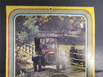 Vtg 1981 Business Advertising Antique Car Photo Art Wall Hanging Calendar Unused