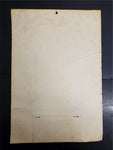 Vtg 1981 Business Advertising Antique Car Photo Art Wall Hanging Calendar Unused