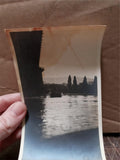 Vintage Photos Lot Of 8 Scenic Memory Bridge Statue Nature Peer Stream Landmarks