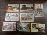 Vintage Postcards Rawleigh Arizona Hindenburg Pittsburg Wyoming Orleans Chicago