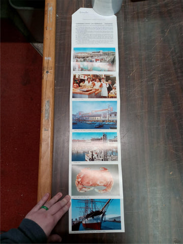 Vtg Fishermans Wharf San Francisco California Mirro-Krome Post cards Smith News