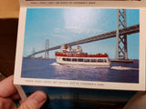 Vtg Fishermans Wharf San Francisco California Mirro-Krome Post cards Smith News