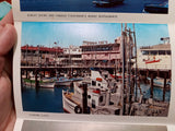Vtg Fishermans Wharf San Francisco California Mirro-Krome Post cards Smith News