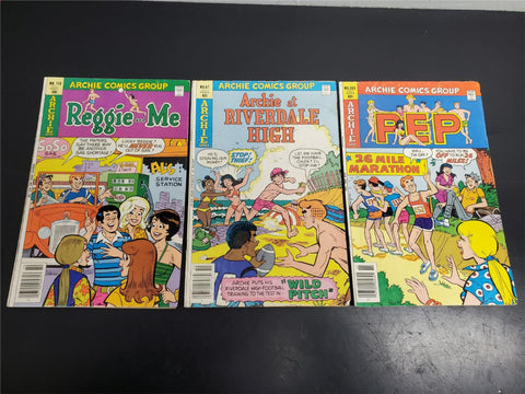 Vtg 1979 Archie Comic Books Collection PEP Marathon Reggie & Me Riverdale High