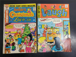 Vtg 1974 Archie Comic Books No. 277 Laugh & No. 218 Archies Christmas Love-In VF