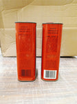 Vtg Marvel Mystery Oil Tin Cans 2 Quarts Top Cylinder Lubrication 1 Full 1 Empty