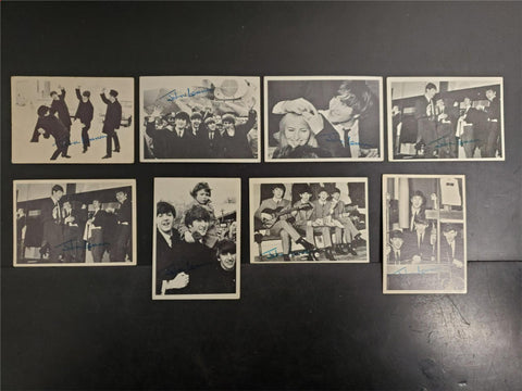 Vtg '64 Topps Beatles Collectible Cards 2nd Series 8 Cards John Lennon Exclusive