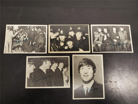 Vtg '64 Topps Beatles Collectible Cards 3rd Series 5 Cards John Lennon Exclusive