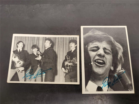 Vtg '64 Topps Beatles Collectible Cards 3rd Series 2 Cards Ringo Starr Exclusive
